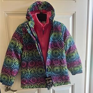 The Children's Place Multicolor Patterned Puffer Jacket